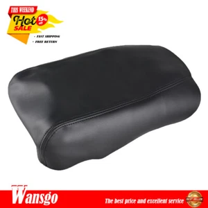 For 2011-2018 Ford Explorer Black Center Console Lid Armrest Cover Leather New - Foto 1 di 9