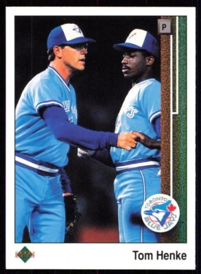 1989 Upper Deck Tom Henke Toronto Blue Jays #264 - Image 1 of 2