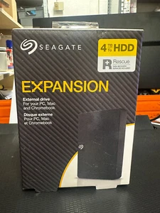 Disque dur externe mobile Seagate Expansion 4 To noir - USB3.0 PC MAC - Photo 1/17