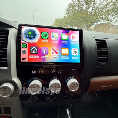Dash Kit with Carplay Stereo Radio For Toyota Tundra 2007-2013 Sequoia 2008-2018 - Image 1 of 4