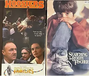 Competition VHS Duo: Hoosiers / Searching for Bobby Fischer - Picture 1 of 1