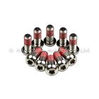 10x Ducati 899 Panigale Titanium Front Disc Rotor Bolts With Threadlock 