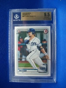 NIKO HULSIZER 2020 Bowman Prospects #17 BGS GEM MINT 9.5 Rays - Picture 1 of 1