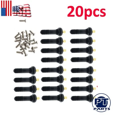 20 x TPMS Tire Pressure Sensor Rubber Valve Stems For Subaru Forester Impreza - Image 1 of 4
