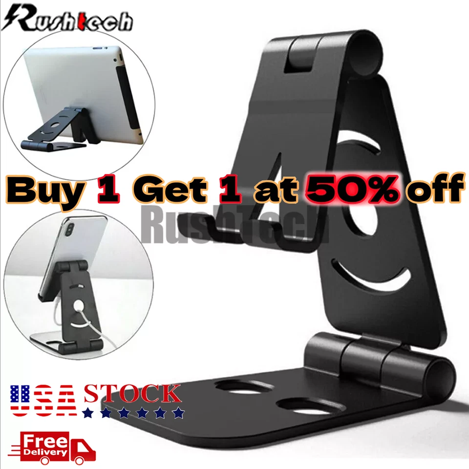 Soporte de escritorio ajustable para teléfono tableta soporte de escritorio soporte de montaje para iPhone iPad Foto 1 de 4