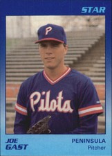 1989 Peninsula Pilots Star #6 Joe Gast