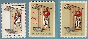 ES3111 Militär Reklamemarken: Schweiz Ter. Fus. KP II/127 - Bild 1 von 1