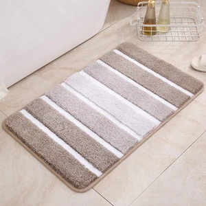 Gradient striped entrance mat, door mat, carpet, bathroom non slip foot mat - Picture 1 of 21