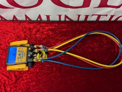 Fieldpiece SM482V 4-port SMAN Refrigerant Manifold w/ Micron Gauge & (THU010377) - image 1 of 4