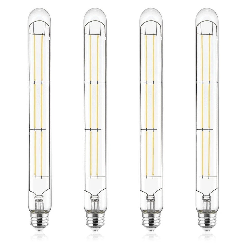 Luxrite Vintage T9 Long LED Tube Light Bulb 7W 3500K 800 Lumens Dimmable 4 Pack - Image 1 of 1