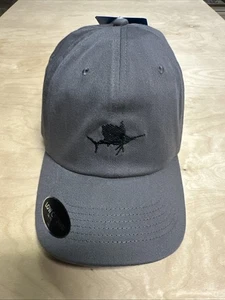 Columbia Mens PFG Embroidered Dad Cap Strapback Agate Blue NWT - Picture 1 of 7