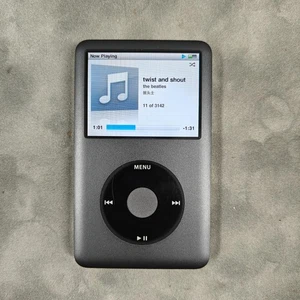 Apple iPod Classic 7. Gen Slim 160GB Schwarz A1238 getestet funktioniert - Bild 1 von 15