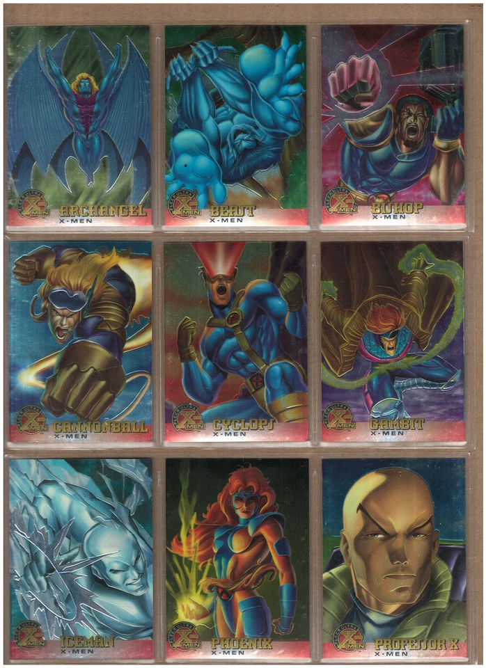 Tarjetas individuales Fleer X-Men 1995 cromadas - elige tu tarjeta Foto 1 de 1