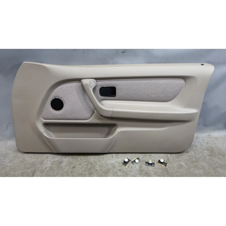 92-99 BMW E36 318ti Compact Right Passenger Door Trim Panel Sand Grey Cloth OEM - Image 1 of 4