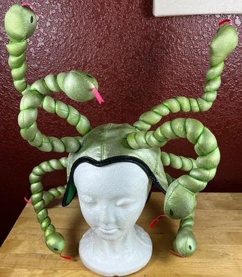 Disfraz de Sombrero Ajustable Serpientes Verdes Elope Medusa Adultos Juegos con disfraces Divertida Fiesta Foto 1 de 4