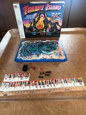 Juego de Mesa Fireball Island Vintage 1986 Milton Bradley Original Casi Completo Foto 1 de 4