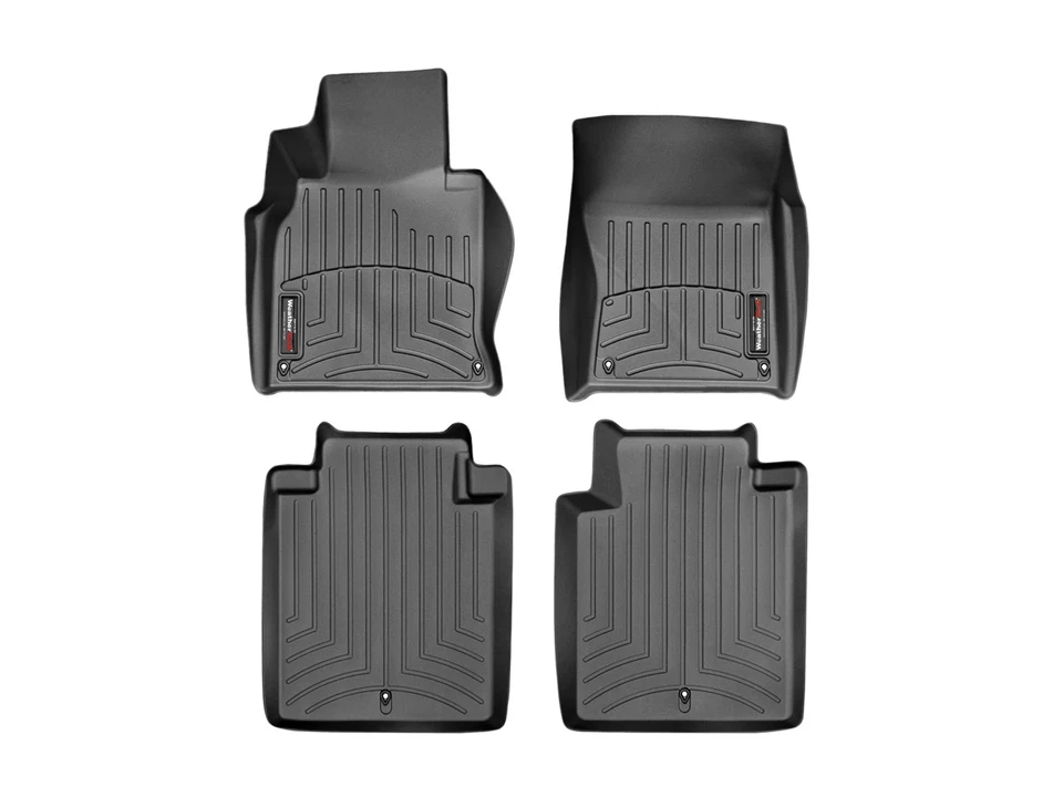 WeatherTech FloorLiner for 2015-2019 Infiniti Q70 - 1st & 2nd Row, Black - Image 1 of 4
