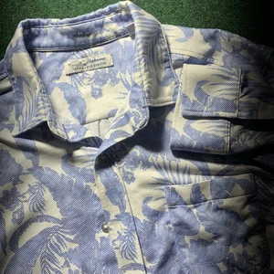 Tommy Bahama San Lucio Stretch Hemd Herren LARGE L/S Hawaiian Floral Island Zone - Bild 1 von 12