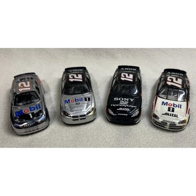 Лот из 4 литых автомобилей NASCAR NO12 Mobil 1 Speedpass Sony Dodge - Изображение 1 из 4