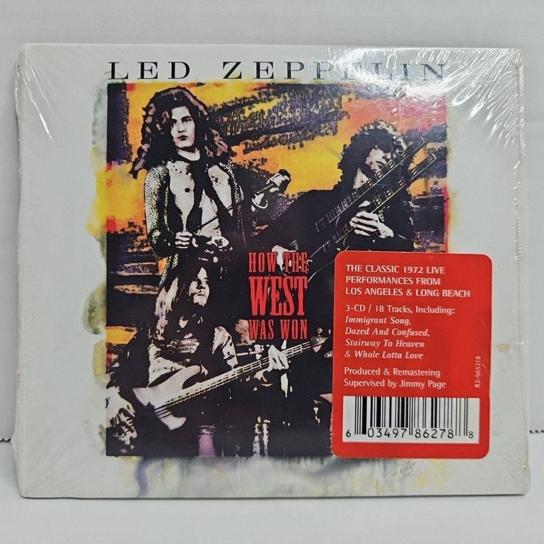 特殊ジャケ！USプロモ盤！ツェッペリン/HOW THE WEST WAS WON 特殊ジャケ！USプロモ盤！ツェッペリン/HOW THE WEST WAS WON