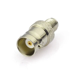 5x SMA Female to BNC Female Connector Adapter for Handheld Two Way Ham Radio - Picture 1 of 3