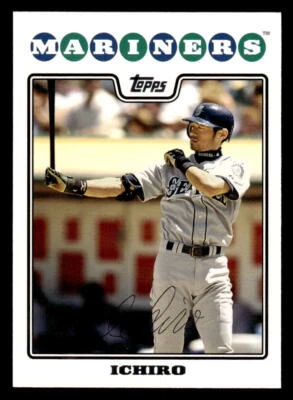 2008 Topps Ichiro #320 Seattle Mariners Baseball Card - Image 1 of 2