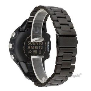 Correa de reloj de acero inoxidable para Suunto Ambit1 2, 3, 2S, 2R, Sport, 3 Run 3 Peak Strap - Imagen 1 de 7