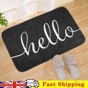 Bath Mat Antifouling Washable Rug Portable Non Slip for Garage and Laundry (A) - Bild 1 von 10