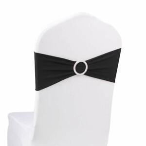 10/20/50/100 Spandex Chair Bands With Buckle Wedding Banquet Chair Sashes