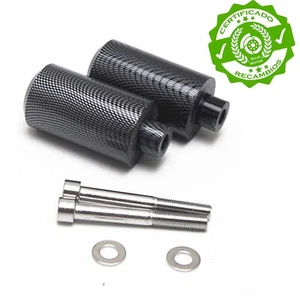 ✅ Topes Anticaída compatible con Yamaha ▷ FZ1 Fazer 1000 2001 - 2012 Carbono 🏍️ - Imagen 1 de 4