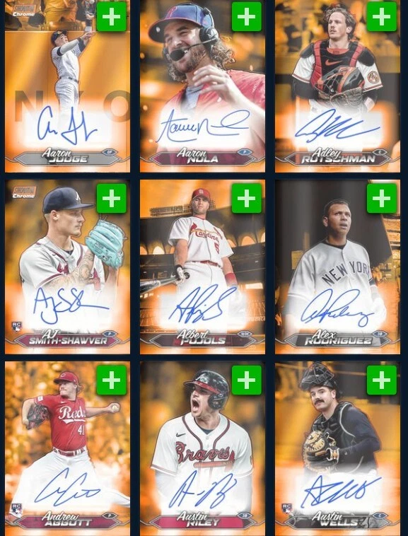 [DIGITAL] Topps Bunt - Stadium Club 24 S1 - Orange Chrome Signature - Pick - Image 1 of 1