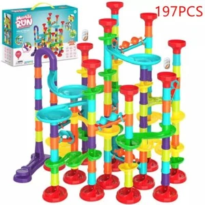 Marble Run Race Set Creative Building Blocks Space Rail Track Marbles Toy Game - Picture 1 of 14
