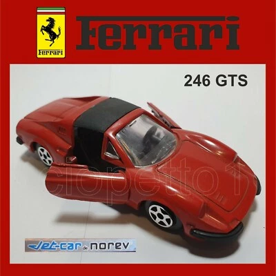 FERRARI 246 GTS SCALA 1:43 NOREV SENZA SCATOLA (C/278) - Immagine 1 di 4