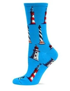 Hot Sox ESF16097 Originals Marine Socks Blue Shoe Size 4-10.5 - Picture 1 of 3