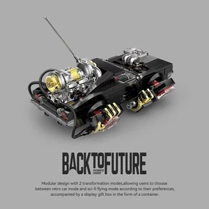 POWERBLOCK Back to the Future PB8827 Assemble Car Model Toy Building Toy - Picture 1 of 12