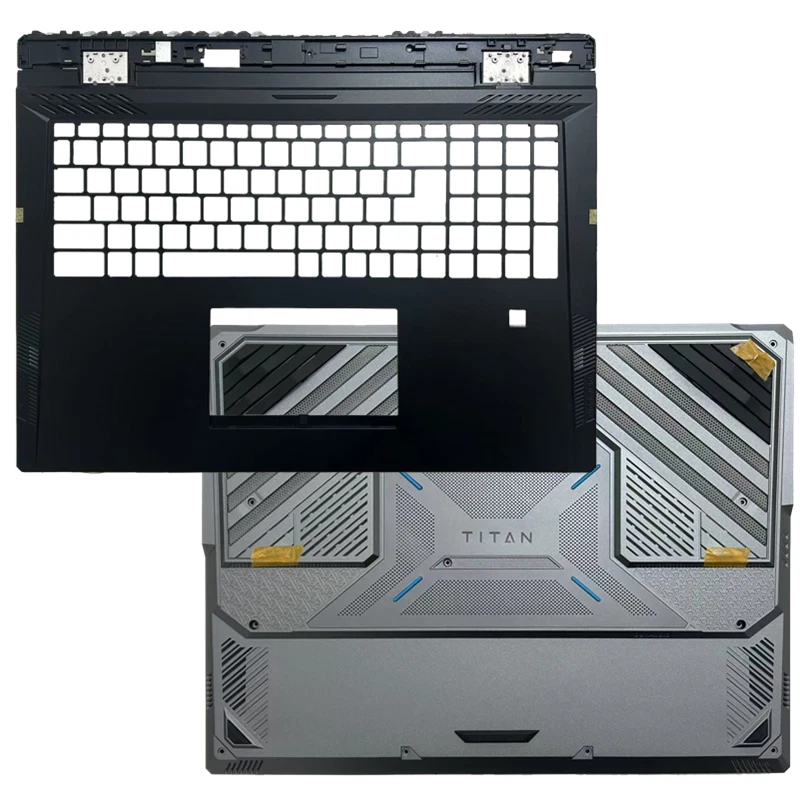 New For MSI 18Ultra Titan 18HX Upper Case Palmrest Cover/Bottom base Cover Case - Image 1 of 1