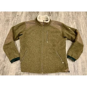 Kuhl Men's Size XL Alpenwurx Fleece Jacket Olive Green Sherpa Collar Gotpcore - Picture 1 of 12