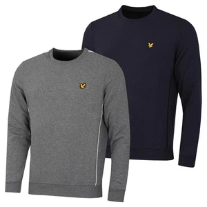 Suéter Lyle & Scott Para Hombres Cuello Redondo Tubería en Contraste Mezcla de Algodón 33% DE DESCUENTO PRECIO DE VENTA SUGERIDO POR EL FABRICANTE - Imagen 1 de 17