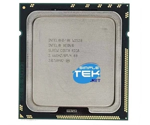 Intel Xeon W3520 Slbew 2,66GHZ Max 2,93GHZ 4C/8T LGA1366 1366 Processor CPU - Picture 1 of 3