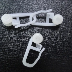 50 piezas clips de cortina poleas de anillo colgante para cama de oruga ganchos especiales - Imagen 1 de 11