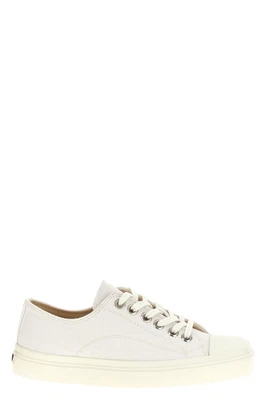 MOSCHINO Canvas White Sneakers New & Authentic - Image 1 of 4