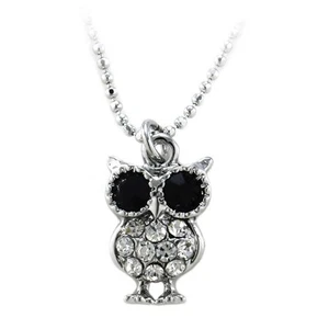 Ojo Grande Búho Animal Pájaro Bling Dije Tobillo Moda Joyería para Niñas Mujeres - Imagen 1 de 1