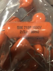 qty5 .0047uf 1600V 5% 715P-series Orange Drop Cap 4700pF 1.6kv - Picture 1 of 1
