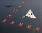 RAF Vulcan The Red Arrows & XH558 Bomber signed 8x10 photo - UACC DEALER