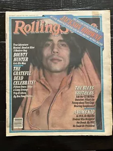 1980 #323 Rolling Stone Magazine ~ Jackson Browne ~ No Label ~ Newsstand Copy - Picture 1 of 2