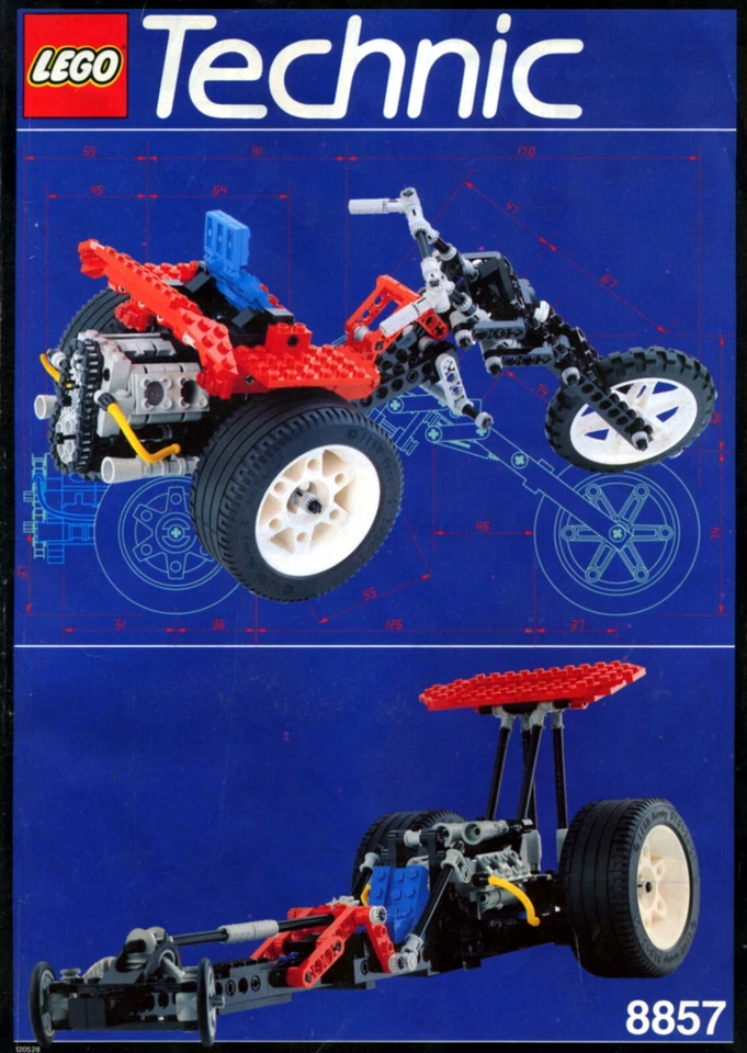 Lego Technic # 8857 Street Chopper - Bauanleitung (keine Steine!) - Bild 1 von 1