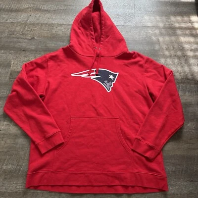 Fanatics Hoodie Mens 2XL Red New England Patriots Tom Brady #12 NFL - Image 1 of 4
