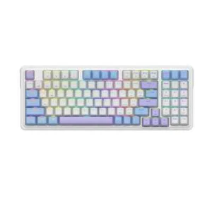 Clavier joint filaire sans fil ABKO AK94BT bleu ciel édition limitée - Photo 1/15