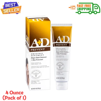 A+D Original Diaper Rash Ointment & Skin Protectant -Tattoo & Wound care 4oz... - Image 1 of 4