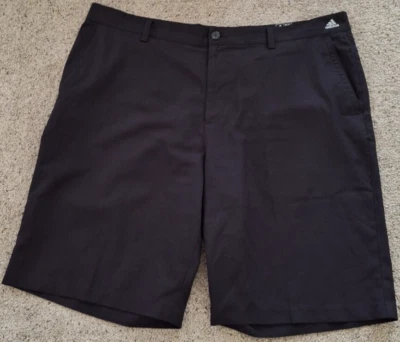 Pantalones cortos chinos Adidas Golf Adizero para hombre talla 40 x 11 frente plano negros Foto 1 de 4